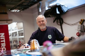 Geir Magne in action working with the High-Pressure Nitrogen Solution